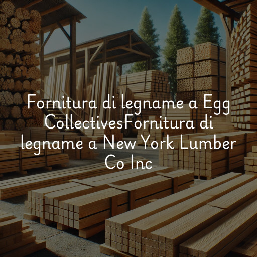 Fornitura di legname a