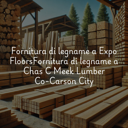Fornitura di legname a