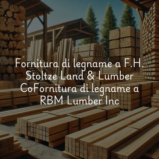 Fornitura di legname a