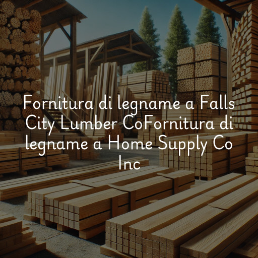 Fornitura di legname a
