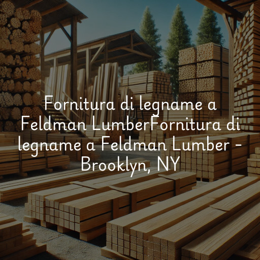Fornitura di legname a