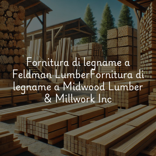 Fornitura di legname a