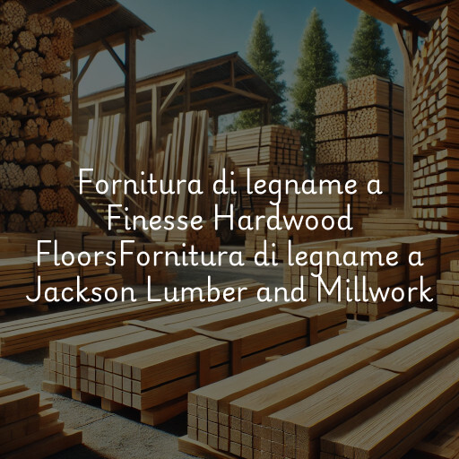 Fornitura di legname a