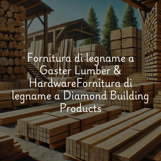 Fornitura di legname a