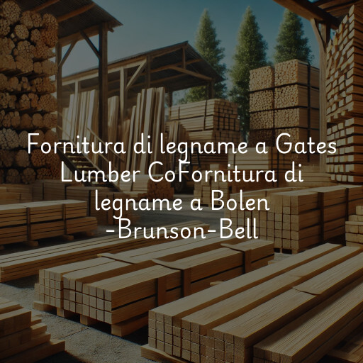 Fornitura di legname a