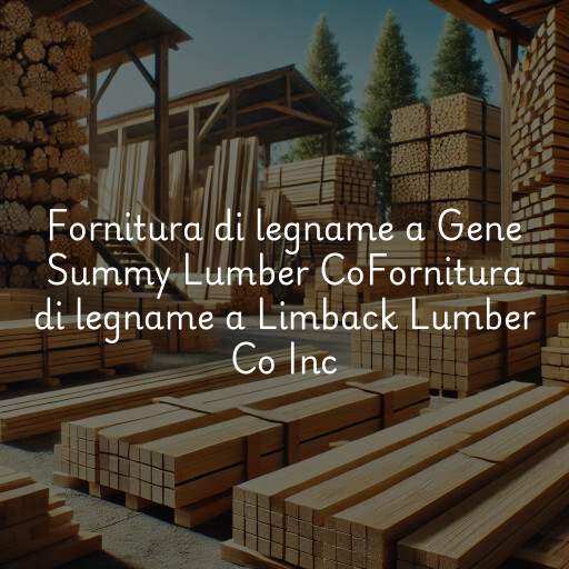 Fornitura di legname a
