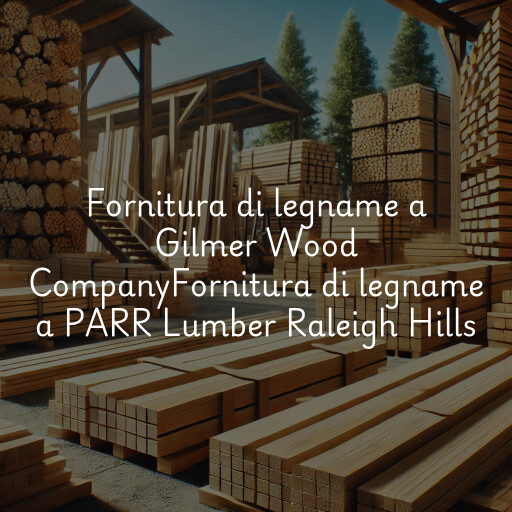 Fornitura di legname a