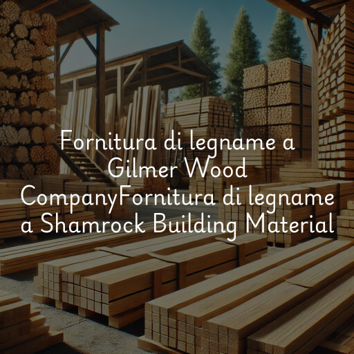 Fornitura di legname a
