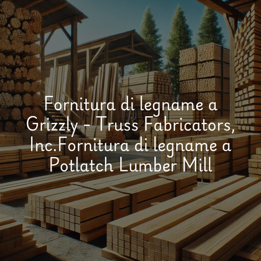 Fornitura di legname a