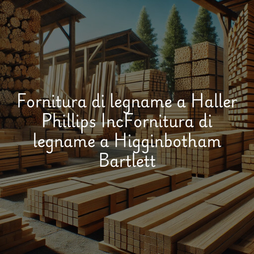 Fornitura di legname a