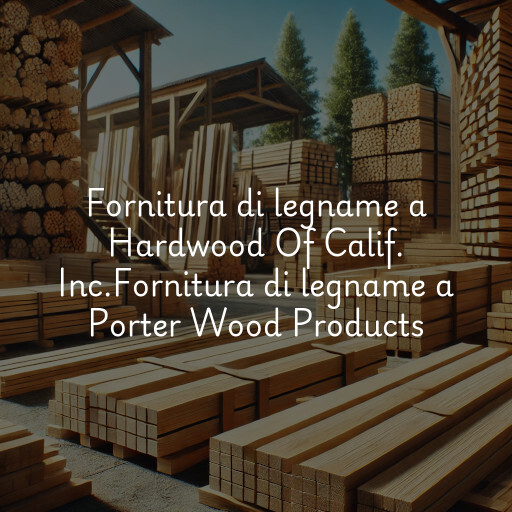 Fornitura di legname a