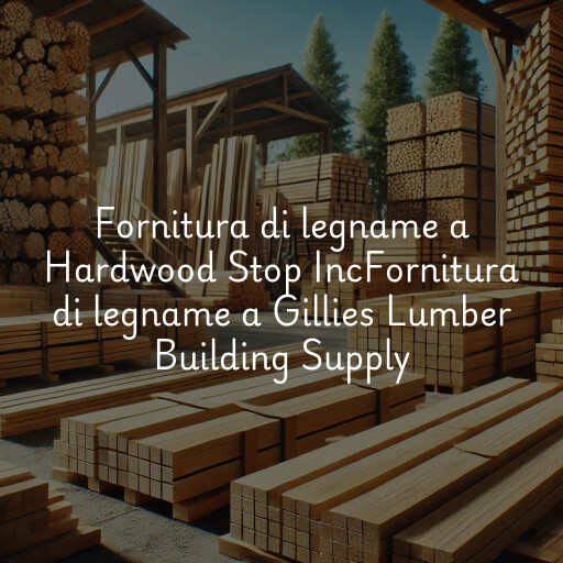 Fornitura di legname a