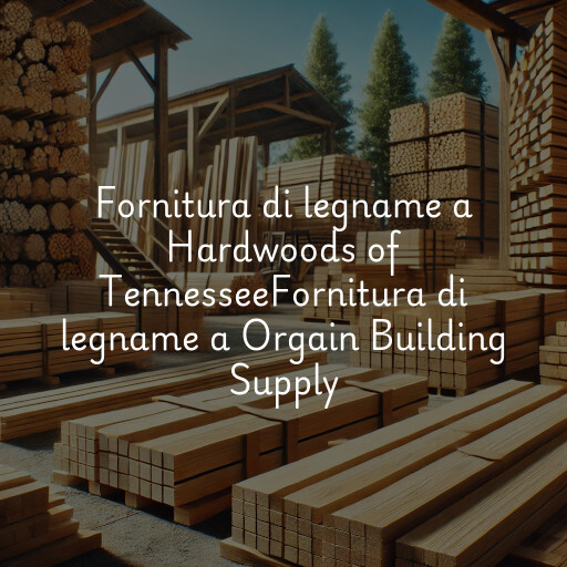 Fornitura di legname a