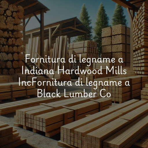 Fornitura di legname a