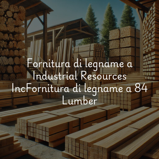 Fornitura di legname a