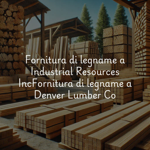 Fornitura di legname a