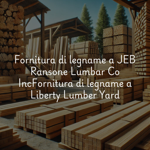 Fornitura di legname a
