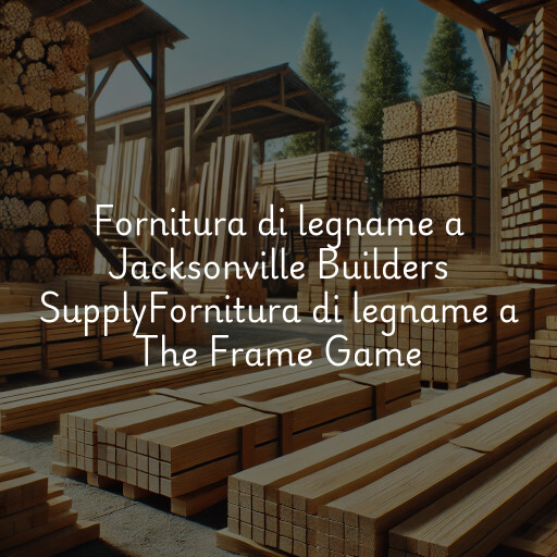 Fornitura di legname a
