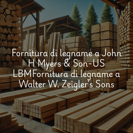 Fornitura di legname a