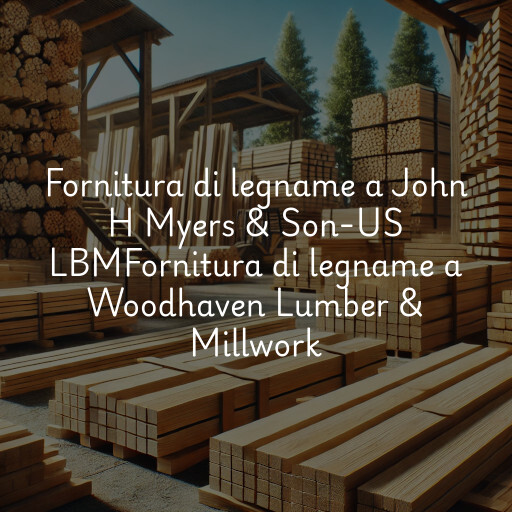 Fornitura di legname a