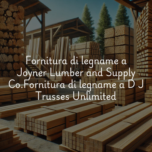 Fornitura di legname a
