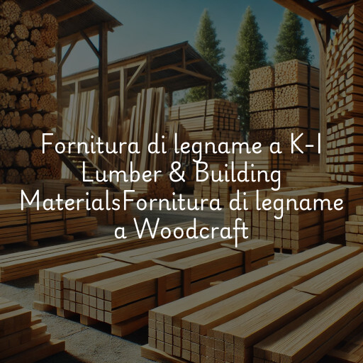 Fornitura di legname a