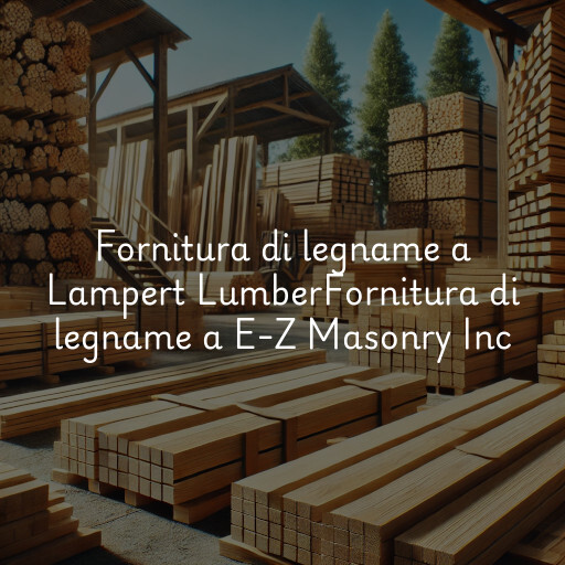 Fornitura di legname a