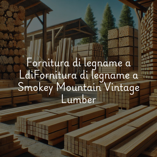 Fornitura di legname a