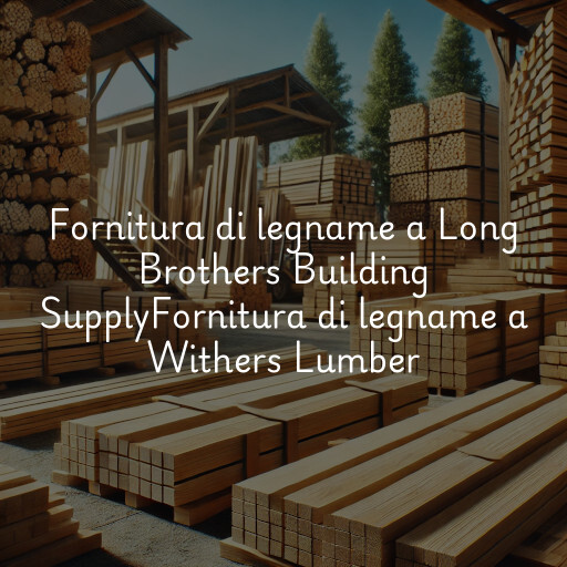 Fornitura di legname a