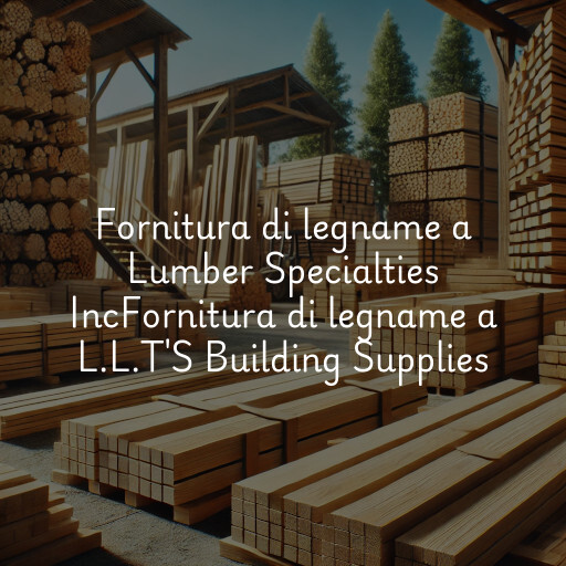 Fornitura di legname a