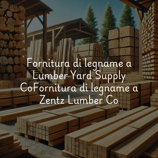 Fornitura di legname a