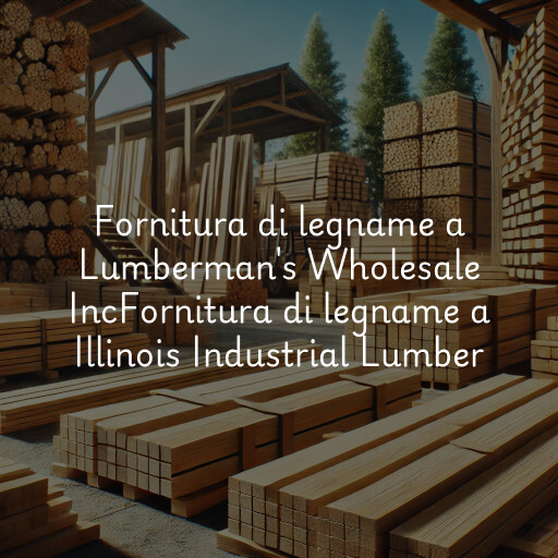 Fornitura di legname a