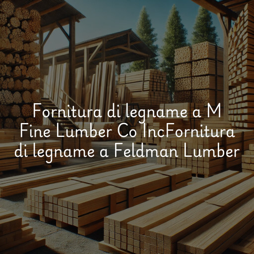 Fornitura di legname a