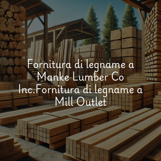 Fornitura di legname a
