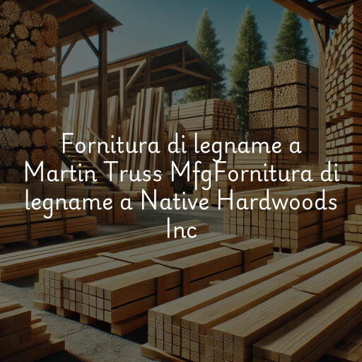 Fornitura di legname a