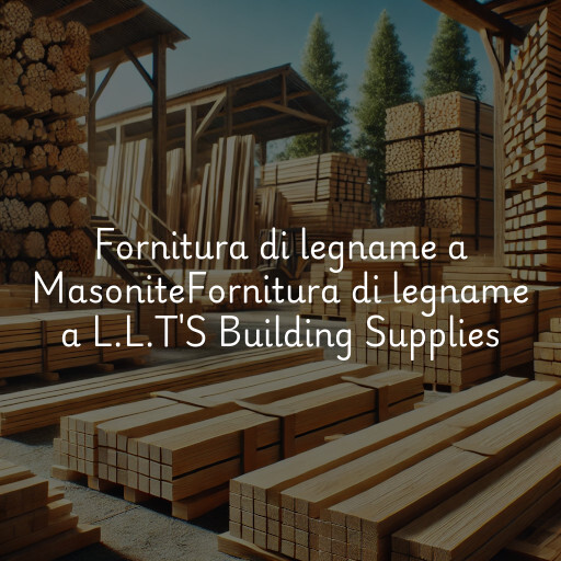 Fornitura di legname a