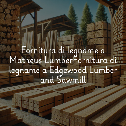 Fornitura di legname a