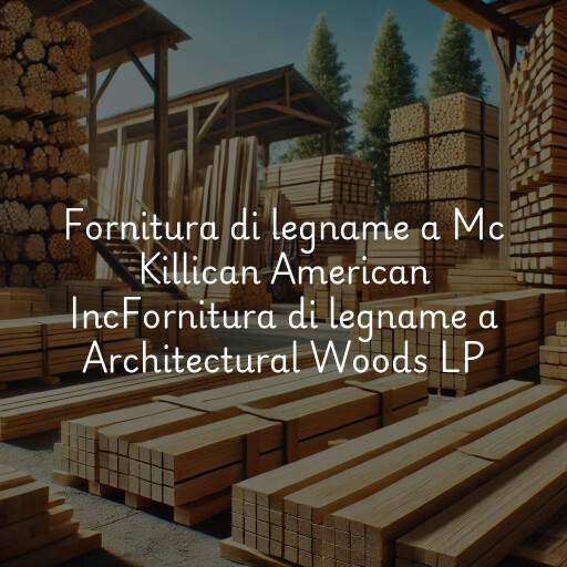 Fornitura di legname a