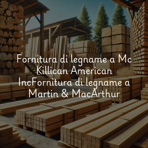 Fornitura di legname a