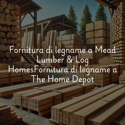 Fornitura di legname a