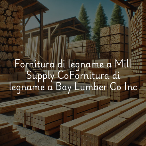 Fornitura di legname a