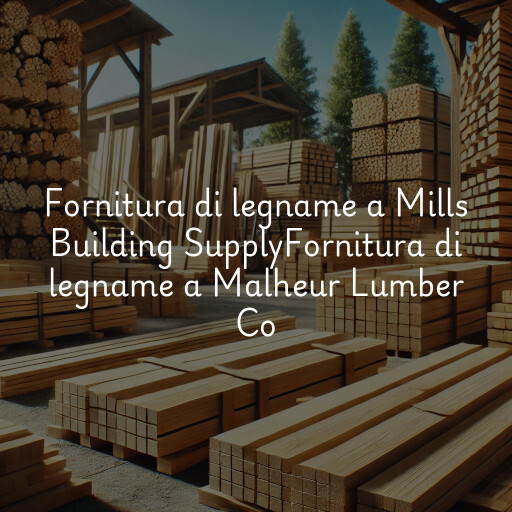 Fornitura di legname a