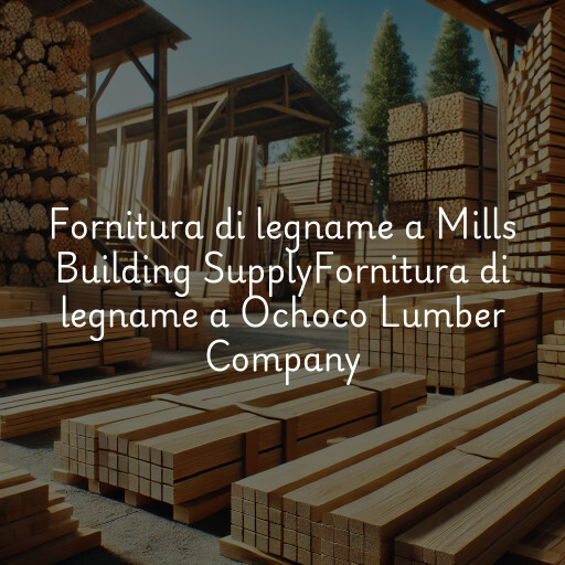 Fornitura di legname a