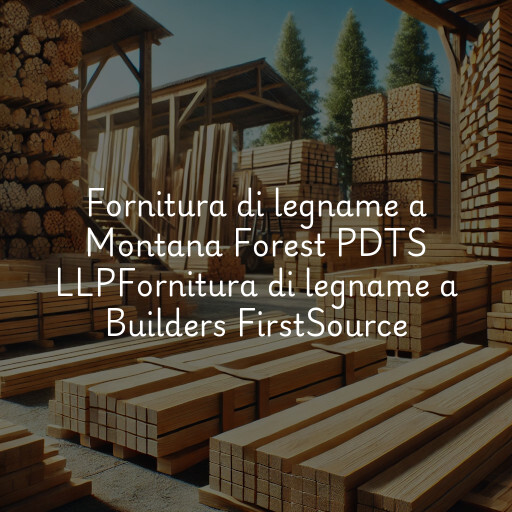 Fornitura di legname a