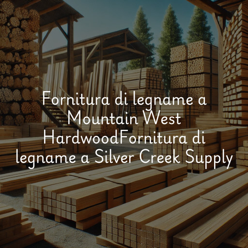 Fornitura di legname a