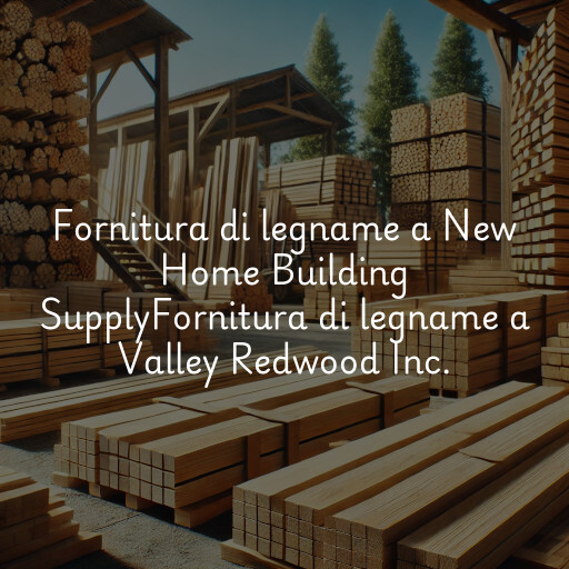 Fornitura di legname a