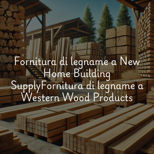 Fornitura di legname a