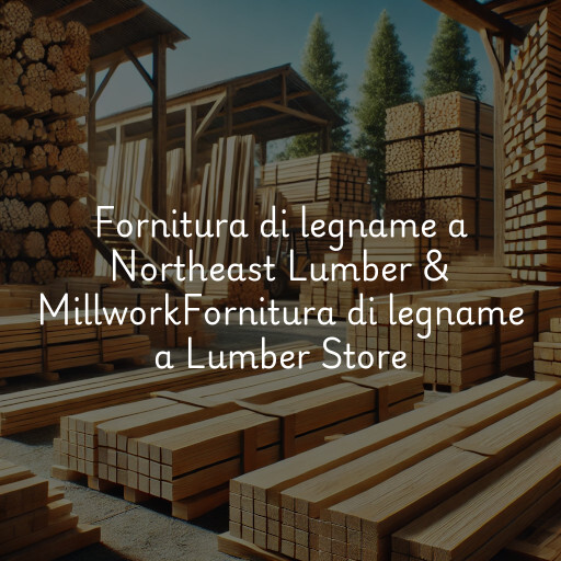 Fornitura di legname a
