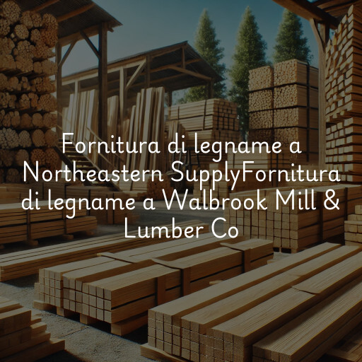 Fornitura di legname a