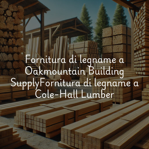Fornitura di legname a